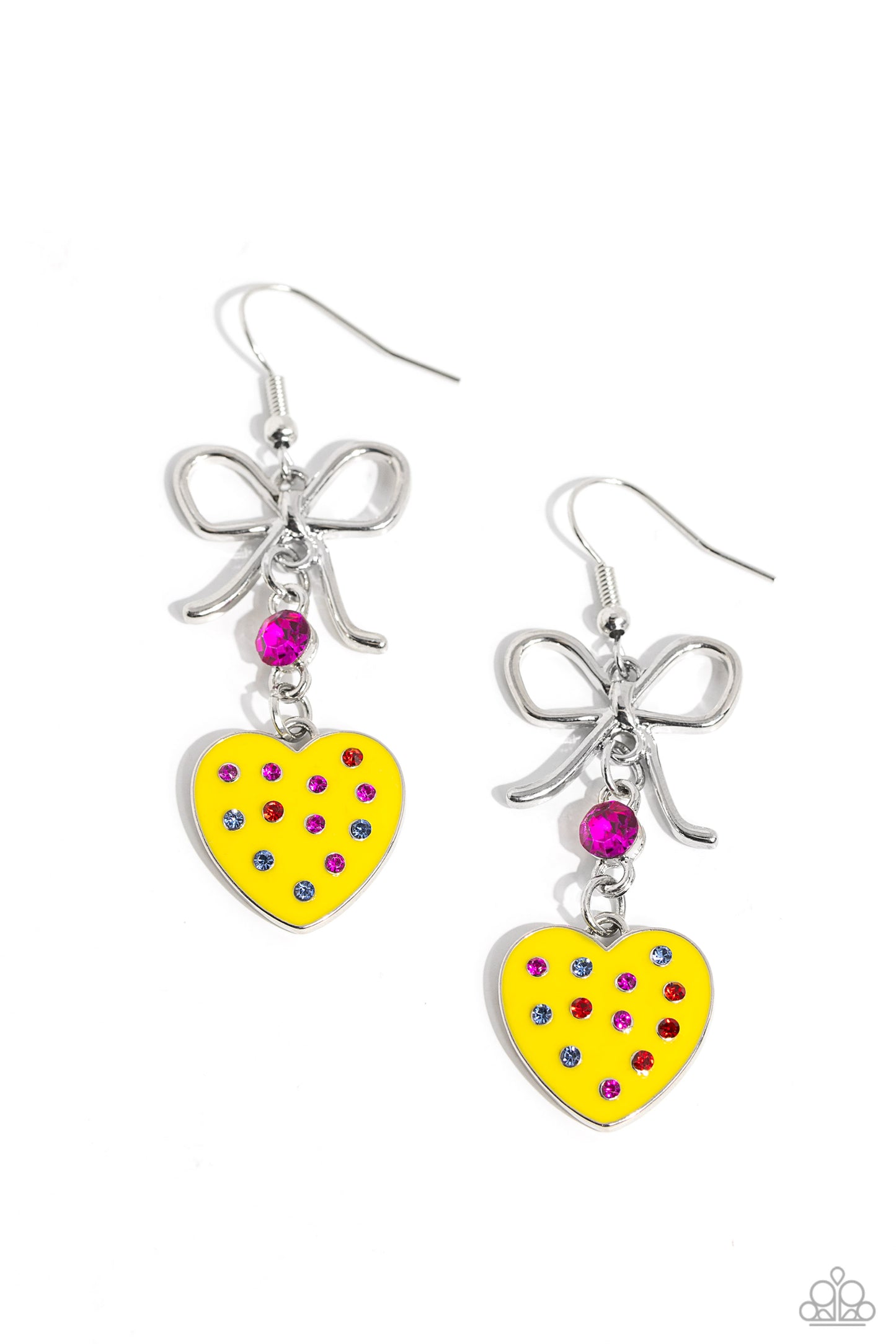 PEARL-demonium - Yellow Necklace/Earring/Ring Set