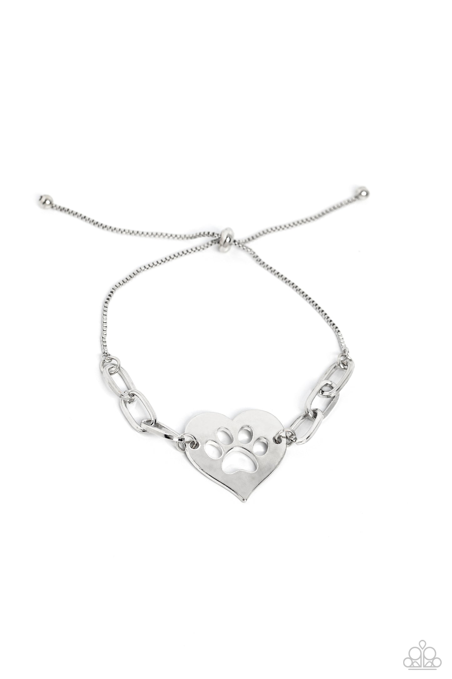 Mans Best Friend - Silver - Necklace & Bracelet Set