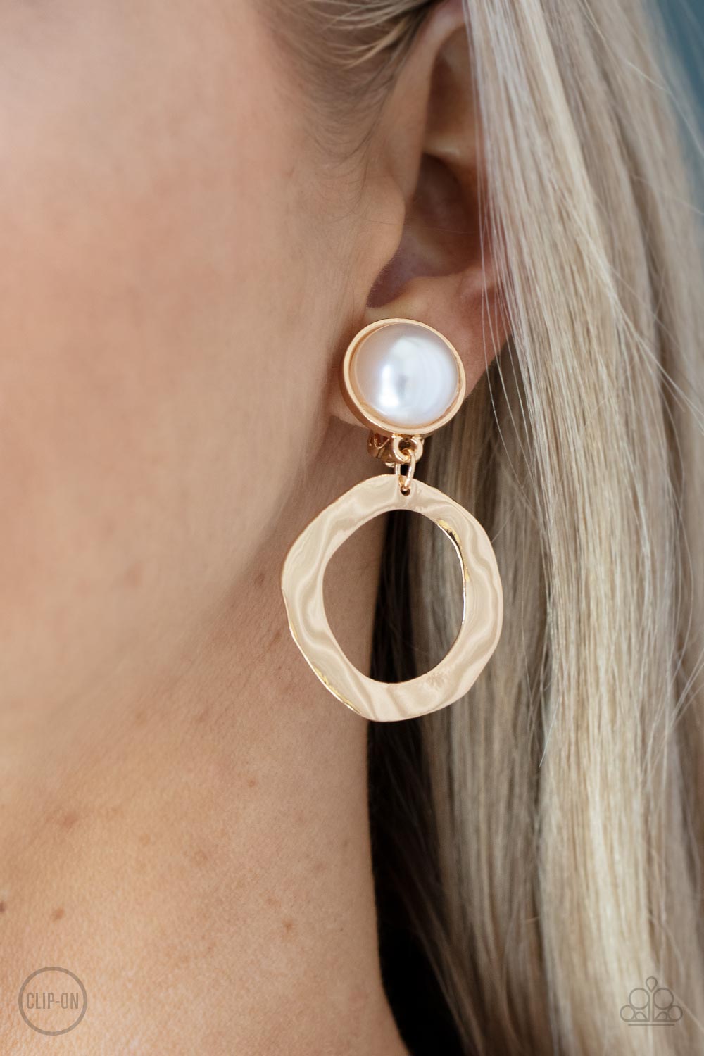 Vintage Veracity - Gold Clip-On