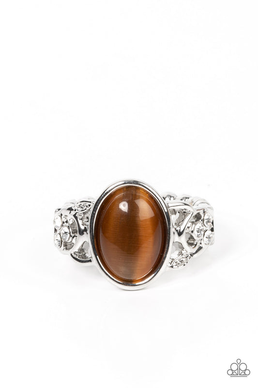 Crystals and Cats Eye - Brown