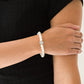 Follow My Lead White Bracelet